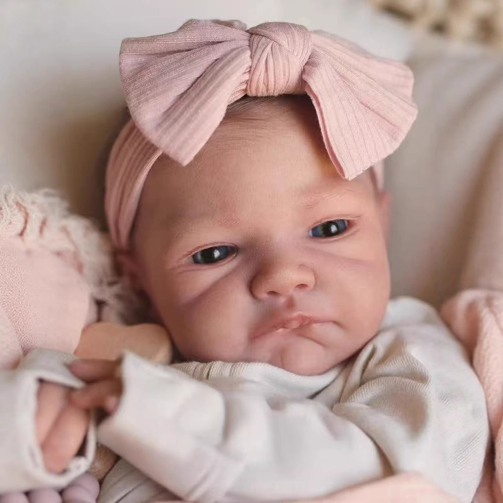 Reborn Baby Doll Silicone Realistic - 48CM 리본 실리콘 인형 오거스트 어웨이크