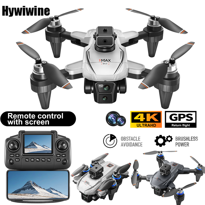 Fpv Brushless Rc Drone 4K - 스크린이 있는 GPS RC 드론 4K