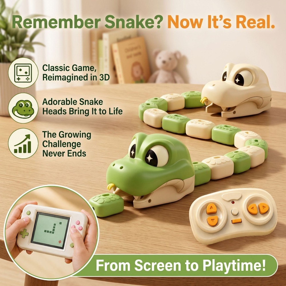 Remote Control Toys - 리모컨으로 조종하는 욕심 많은 뱀 자석