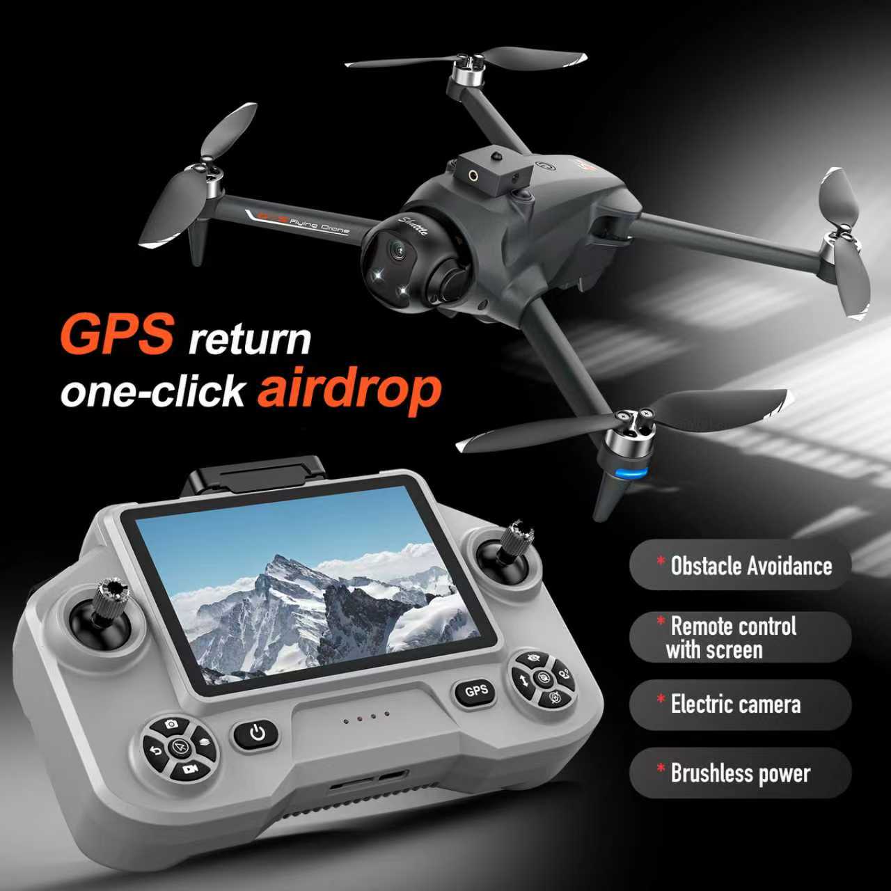 Fpv Brushless Rc Drone 4K - YL059 FPV GPS 쿼드콥터 드론 8K