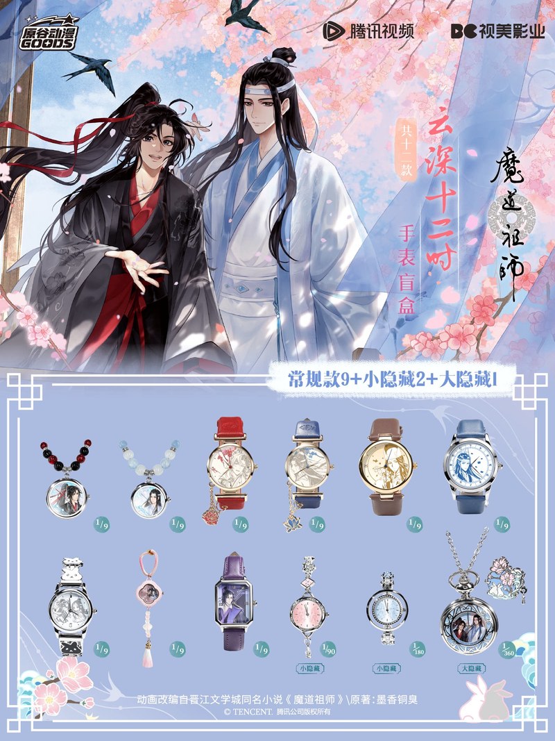 Anime Action Figure Blind Box - Mdzs Acg 굿즈 언테이메드 시계 펜던트