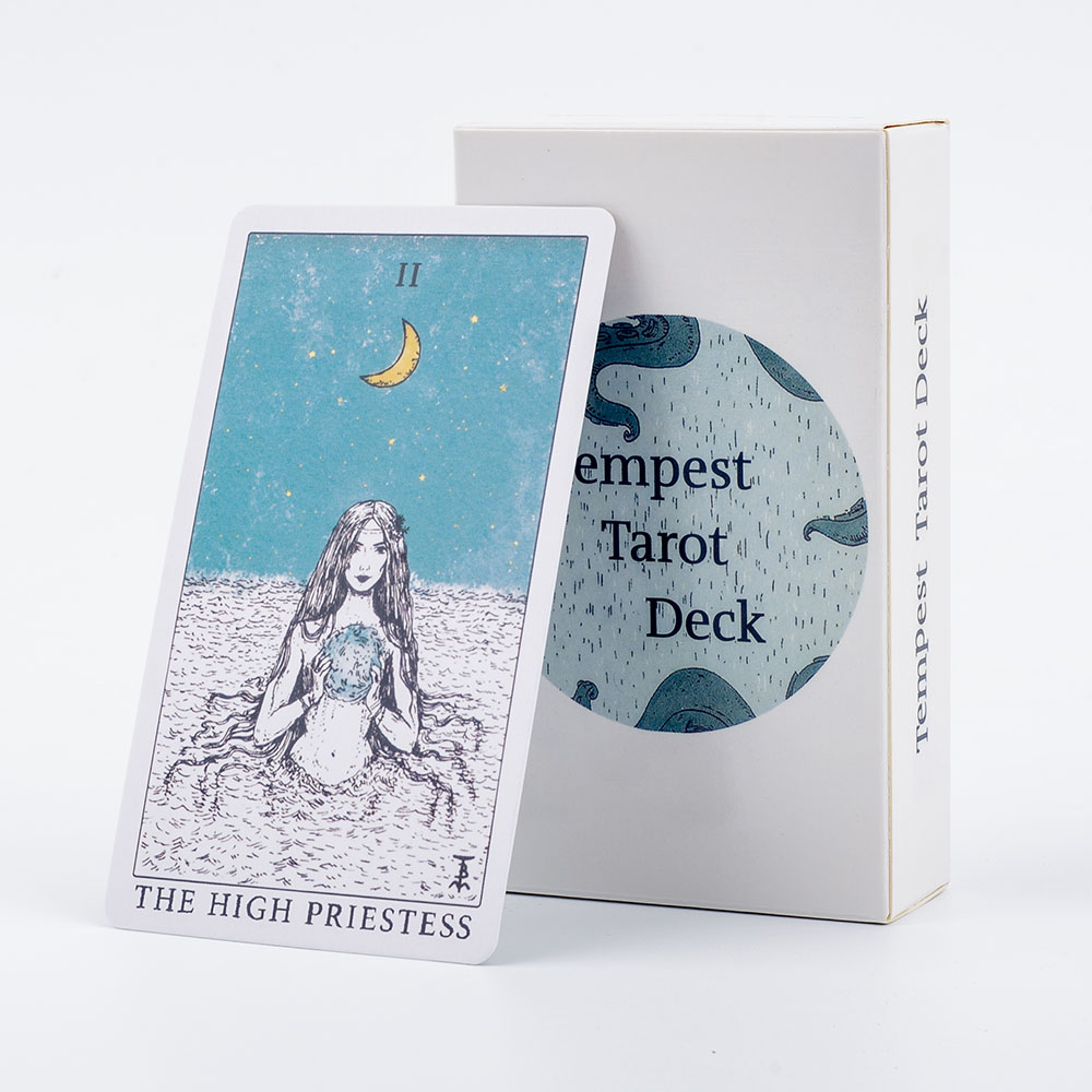 Tarot Cards Deck With Guidebook - 오션 테마 템페스트 타로 데크 78
