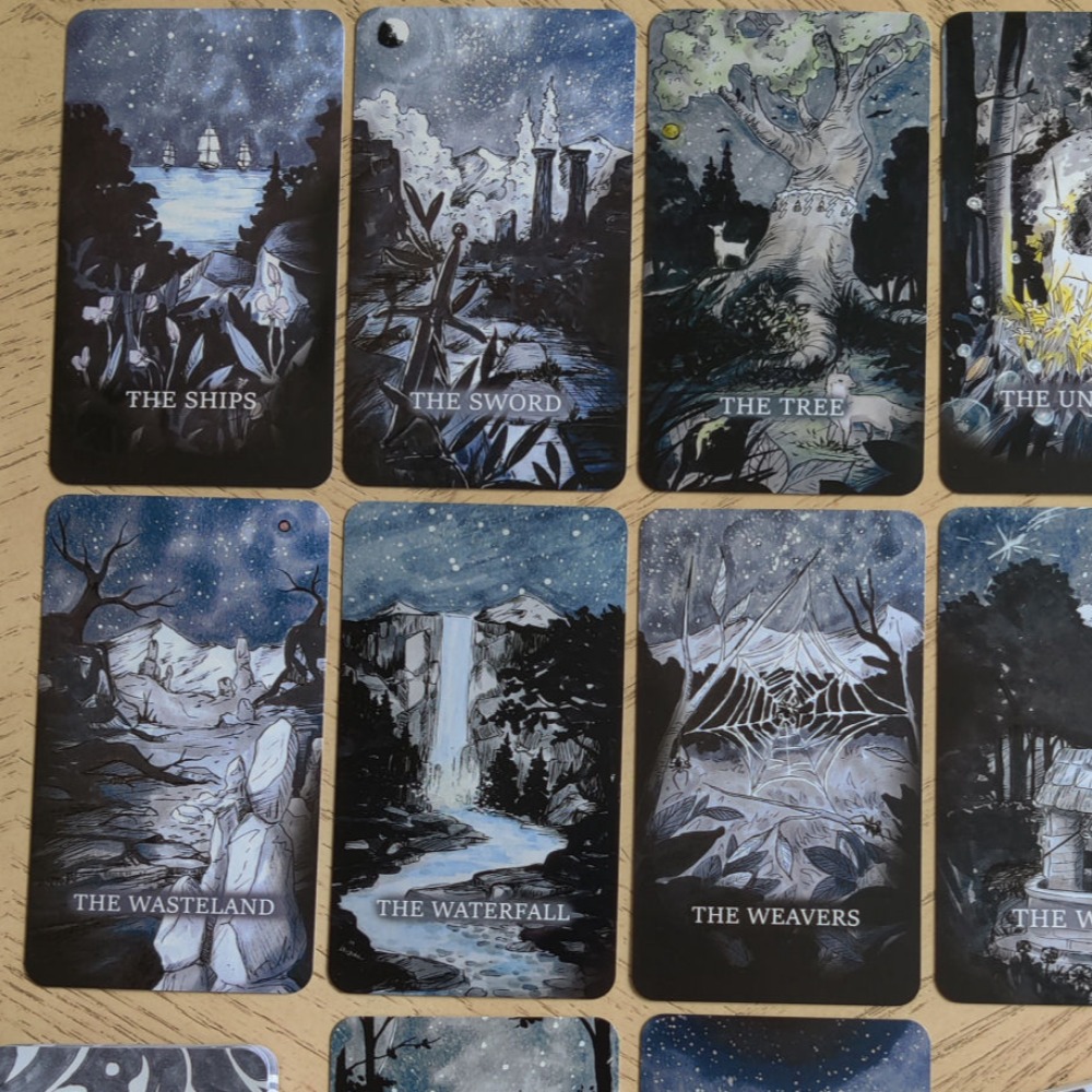 끝없는 오라클 9*6cm 손으로 그린 ​​Myriora - Tarot Cards Deck With Guidebook 리뷰 및 가격