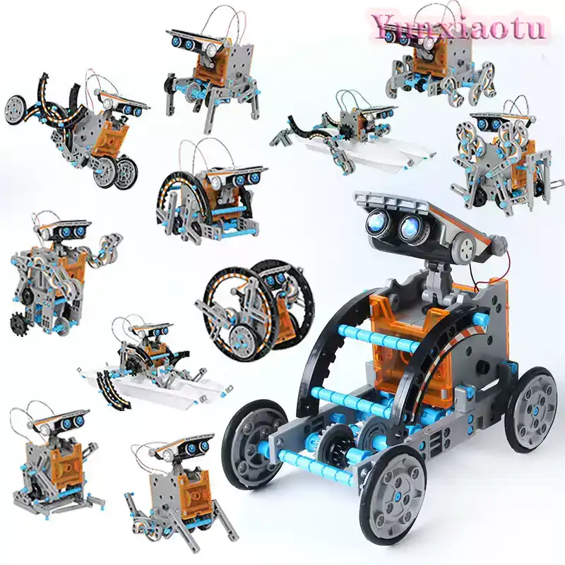 12가지 기능을 갖춘 태양광 로봇 STEM 조립 키트, - Stem Solar Robot Kit For Kids 리뷰 및 가격