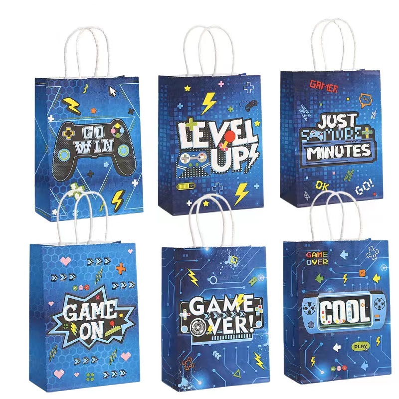 테마 종이 선물 포장 가방 게임 위에 사탕 쿠키 가방, - Video Games 리뷰 및 가격