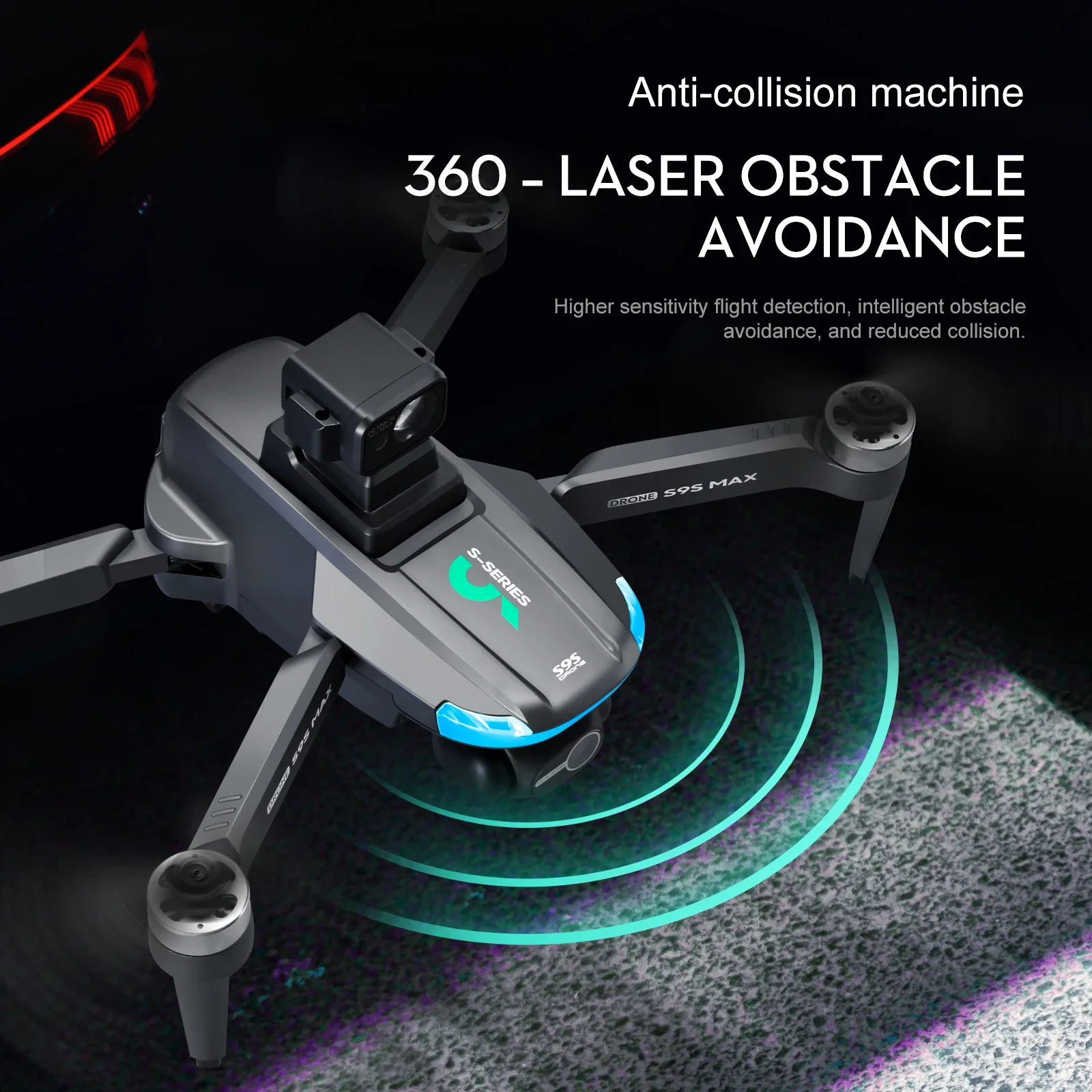 새로운 S9S MAX 미니 드론 4K 2축 PTZ HD - Fpv Brushless Rc Drone 4K 리뷰 및 가격