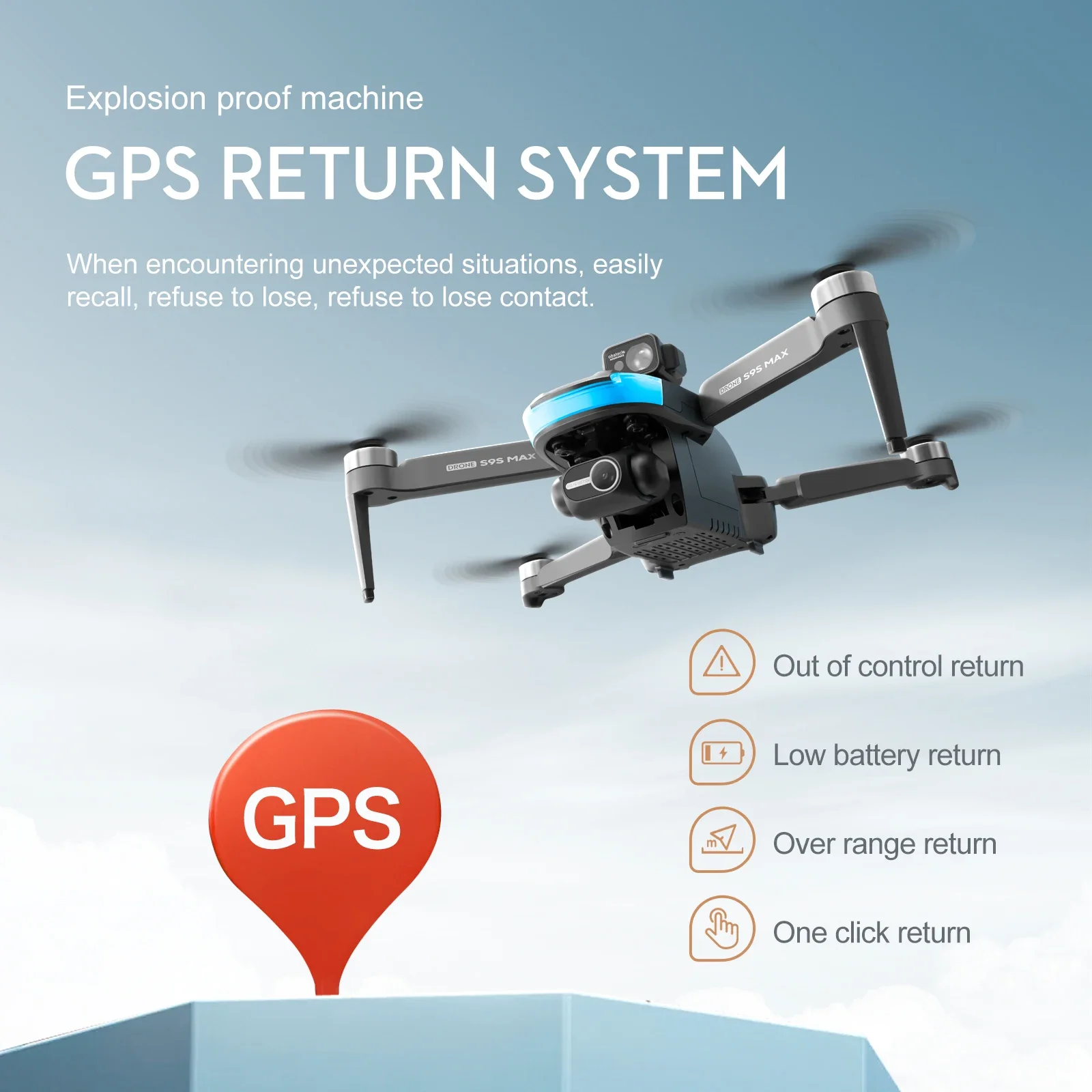 새로운 S9S MAX 미니 드론 4K 2축 PTZ HD - Fpv Brushless Rc Drone 4K 리뷰 및 가격