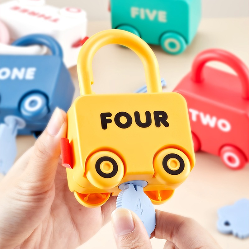 3Pcs 어린이 자동차 장난감 잠금 해제 학습 잠금 장 - Educational Toys 리뷰 및 가격