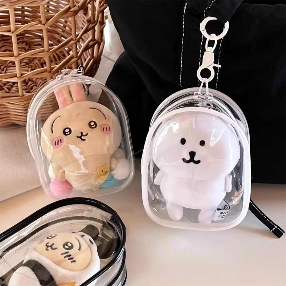 12cm PVC 투명 보관 가방, 키링 포함, 다채로운 - Dolls 리뷰 및 가격