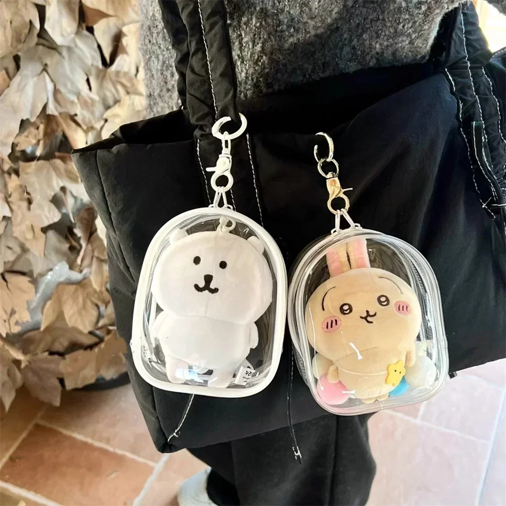 12cm PVC 투명 보관 가방, 키링 포함, 다채로운 - Dolls 리뷰 및 가격
