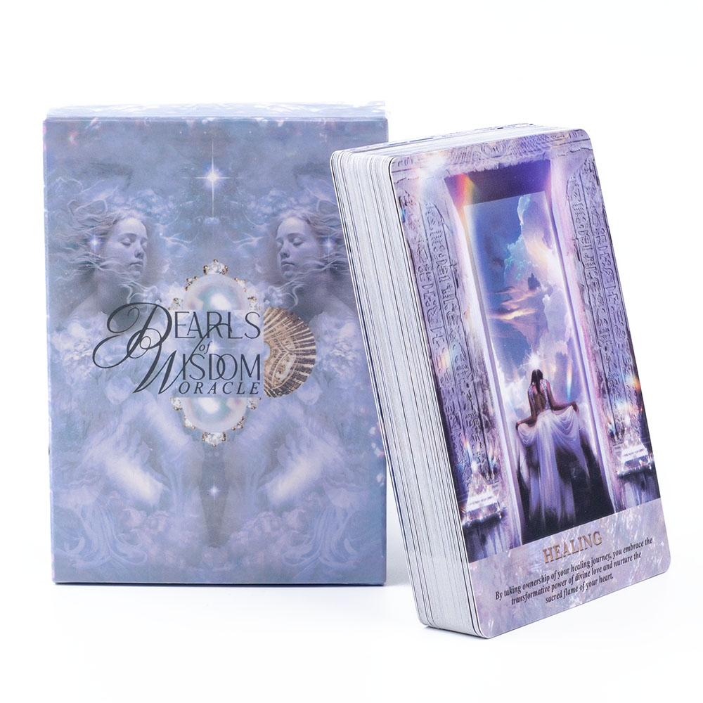 펄 지혜 오라클 카드 44장은 당신을 깊은 의미를 발견 - Tarot Cards Deck With Guidebook 리뷰 및 가격
