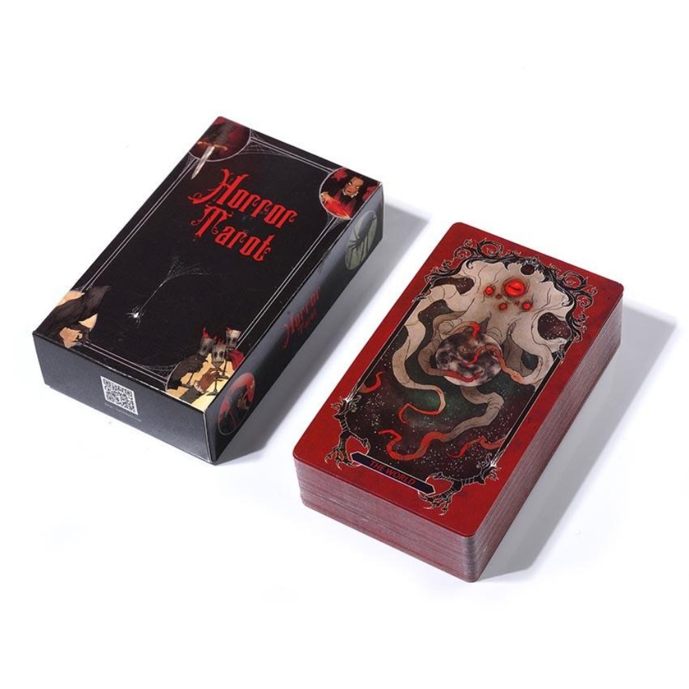 공포 타로 덱 카드 게임, 10.3x6cm - Tarot Cards Deck With Guidebook 리뷰 및 가격