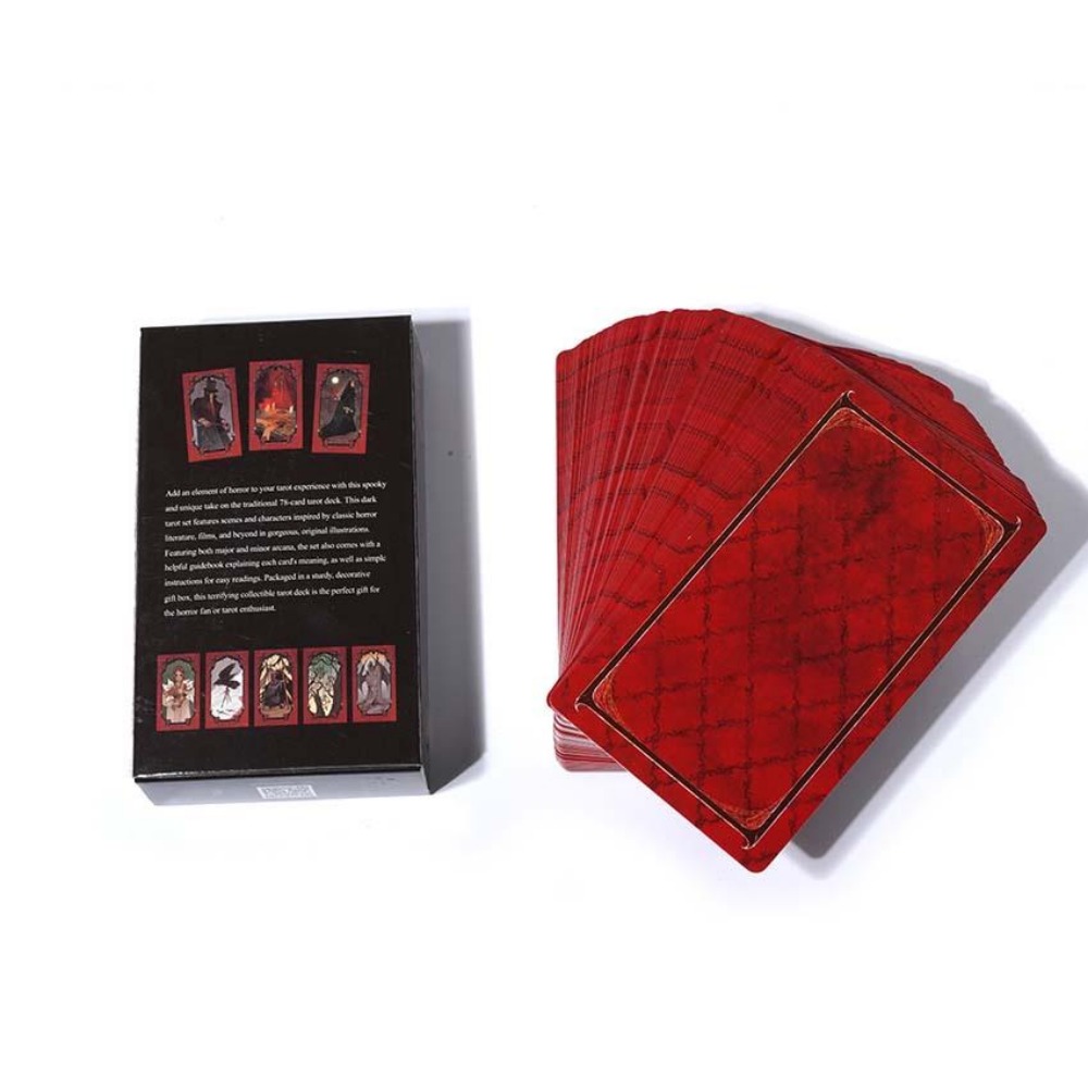 공포 타로 덱 카드 게임, 10.3x6cm - Tarot Cards Deck With Guidebook 리뷰 및 가격