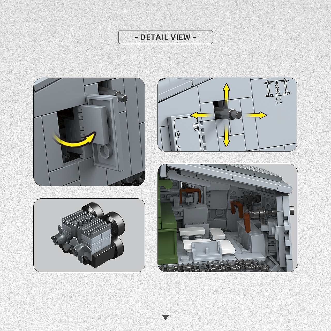 920피스 1차 세계대전 A7V 중전차 조립 블록 군사 - Lego Compatible Military Tank 리뷰 및 가격