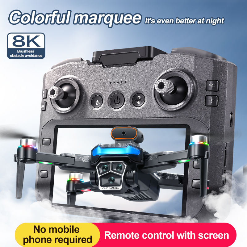 오리지널 A14 GPS 드론 8K 3중 카메라 5G W - Fpv Brushless Rc Drone 4K 리뷰 및 가격