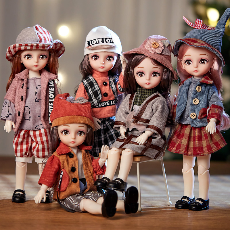 BJD 인형 1/6 볼 조인트 풀 세트 패션 의류 소프 - Bjd Doll 1 6 Full Set With Clothes 리뷰 및 가격