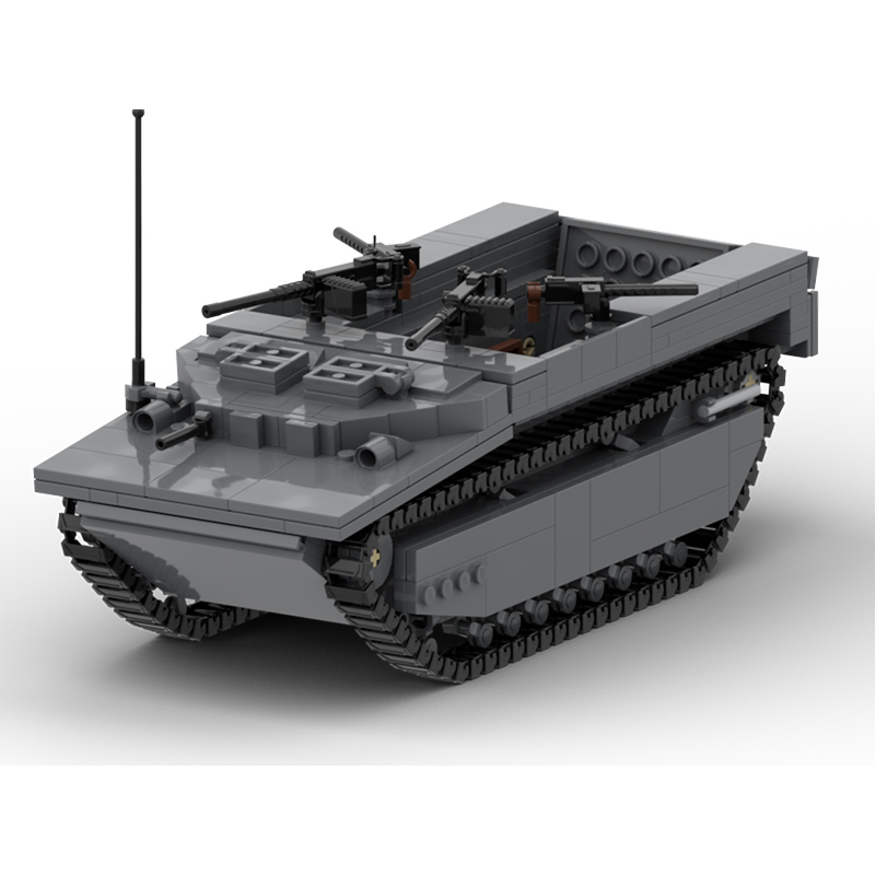 LVT-4 현대 군용 탱크 모델 MOC 조립 블록 전쟁 - Lego Compatible Military Tank 리뷰 및 가격