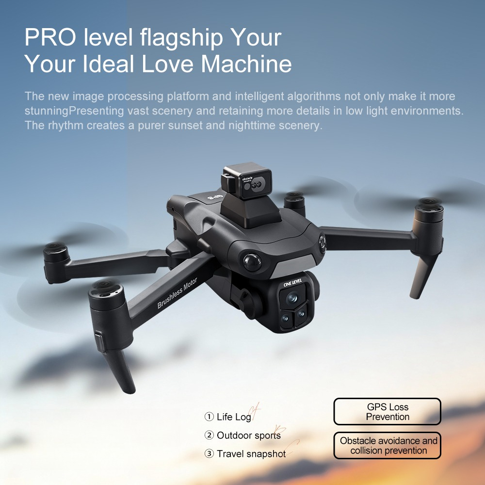 오리지널 A1R3S GPS 접이식 드론 대형 화면 리모 - Fpv Brushless Rc Drone 4K 리뷰 및 가격
