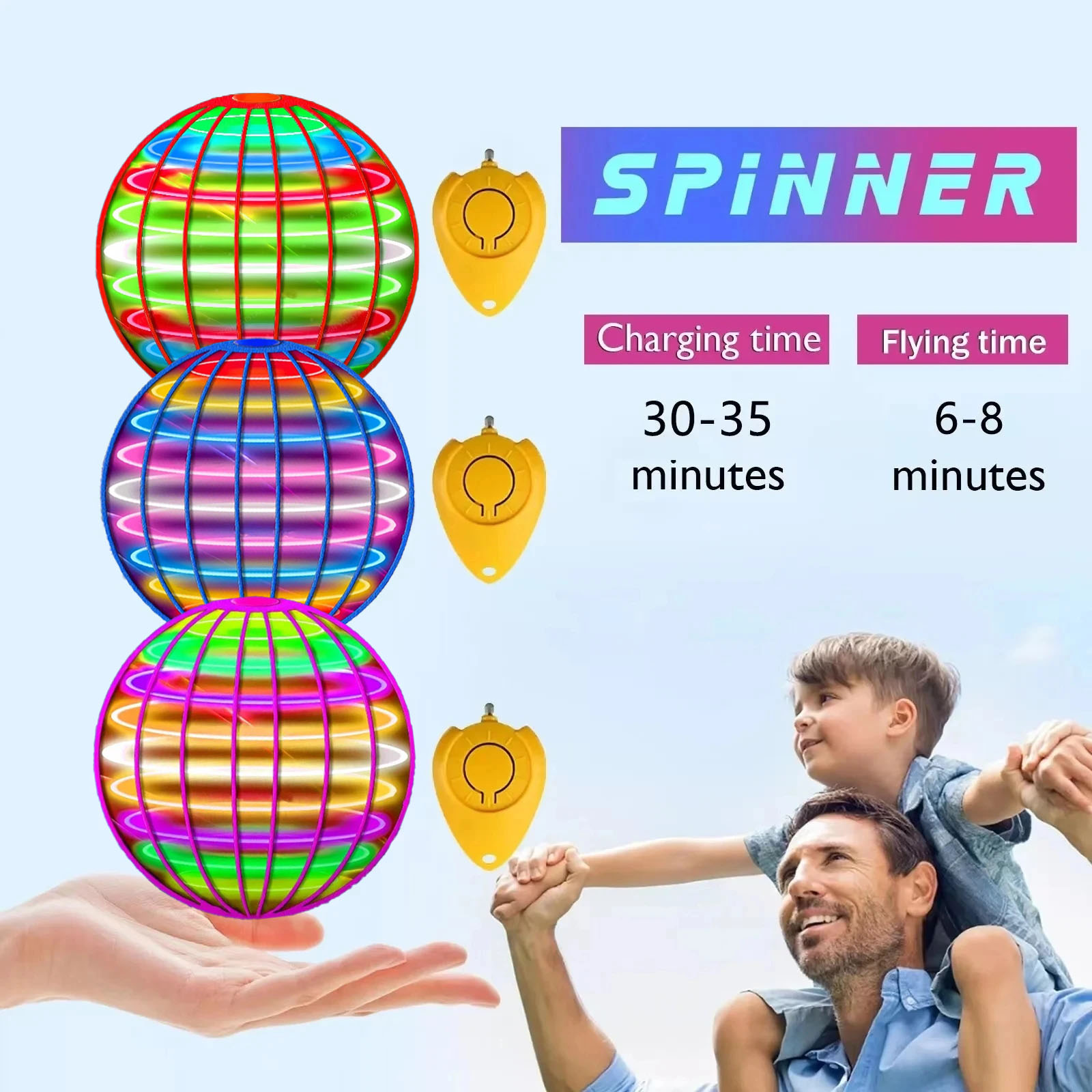 부메랑 플라이오브 매직 플라잉 볼 LED 라이트 드론  - Stem Solar Robot Kit For Kids 리뷰 및 가격