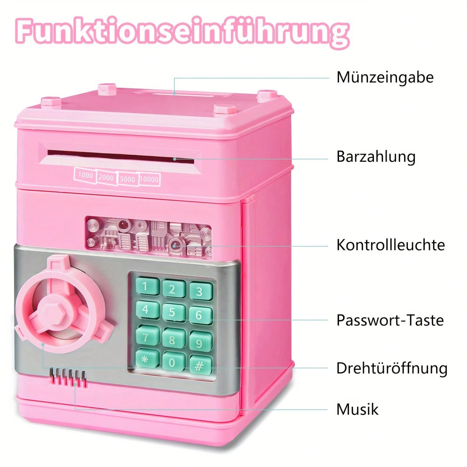 어린이용 미니 ATM 저금통, 전자식 동전 저금통, A - Educational Toys 리뷰 및 가격