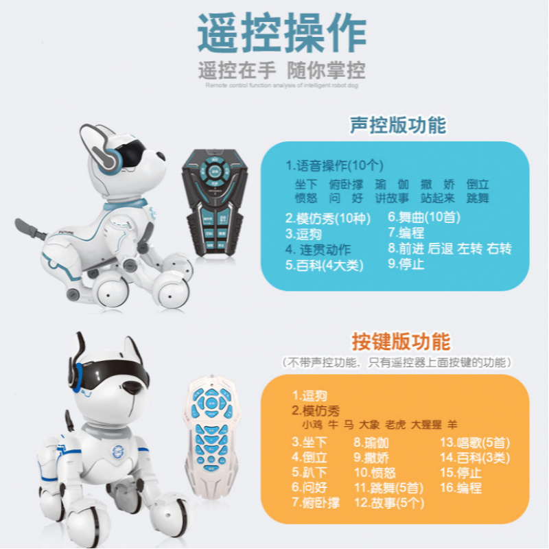 리모컨 스마트 로봇 개 프로그래밍 LEIDY 개 시뮬레 - Remote Control Toys 리뷰 및 가격