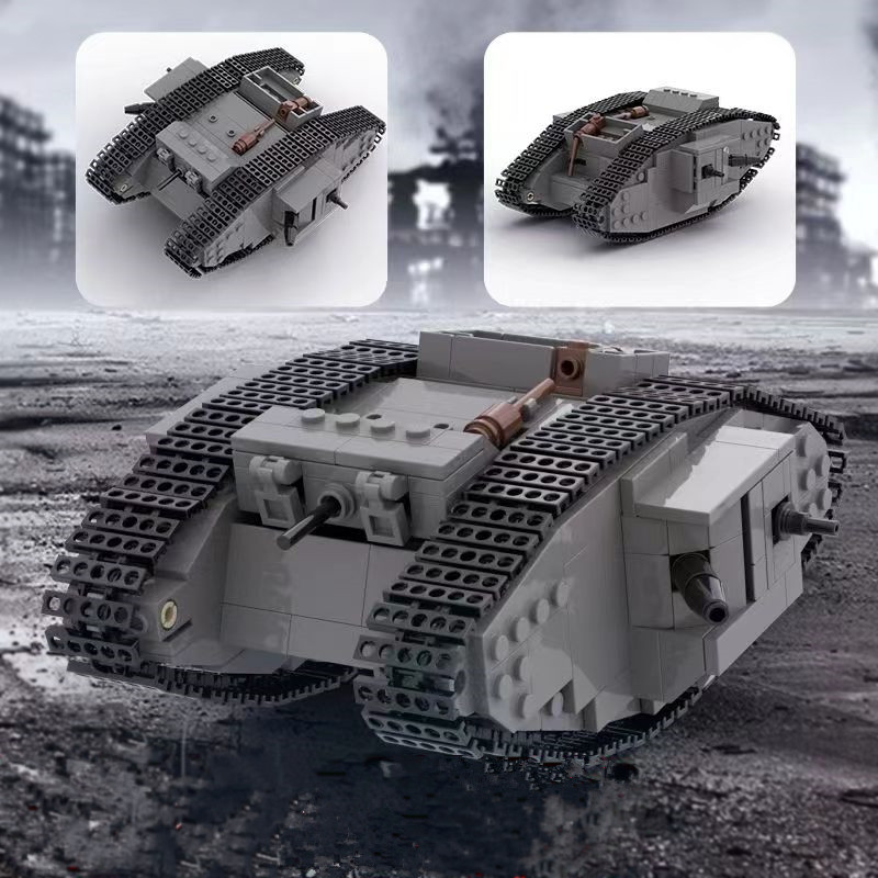 인기 있는 독일 군용 건축 블록 세트, MK IV 전차 - Lego Compatible Military Tank 리뷰 및 가격