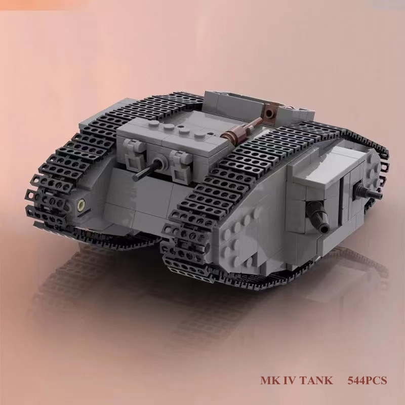 인기 있는 독일 군용 건축 블록 세트, MK IV 전차 - Lego Compatible Military Tank 리뷰 및 가격